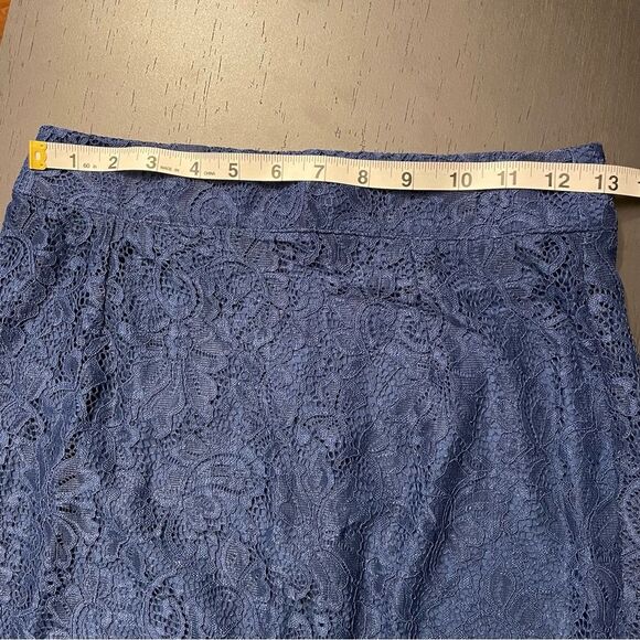SugarLips Blue Lace Mini Pencil Skirt Women’s Size S - Picture 5 of 5